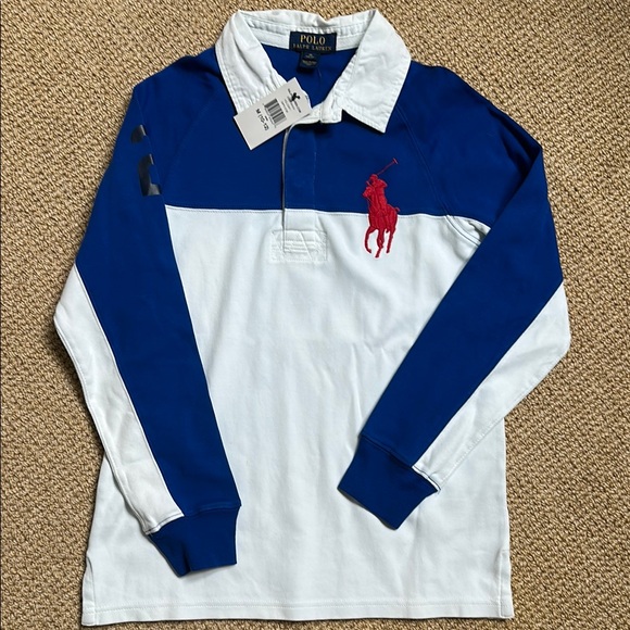 Polo Ralph Lauren Other - Polo by Ralph Lauren Classic Blue and White Rugby Polo